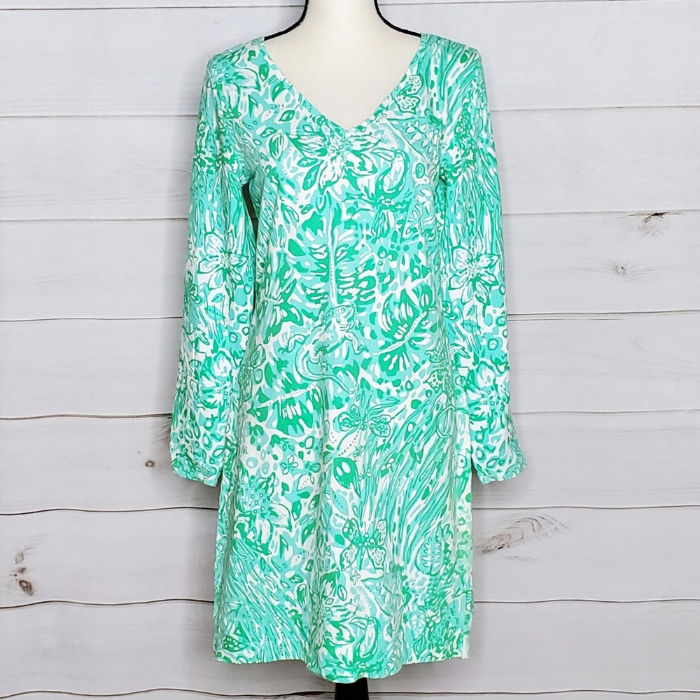 NWOT Lilly Pulitzer French Terry V Neck Dress